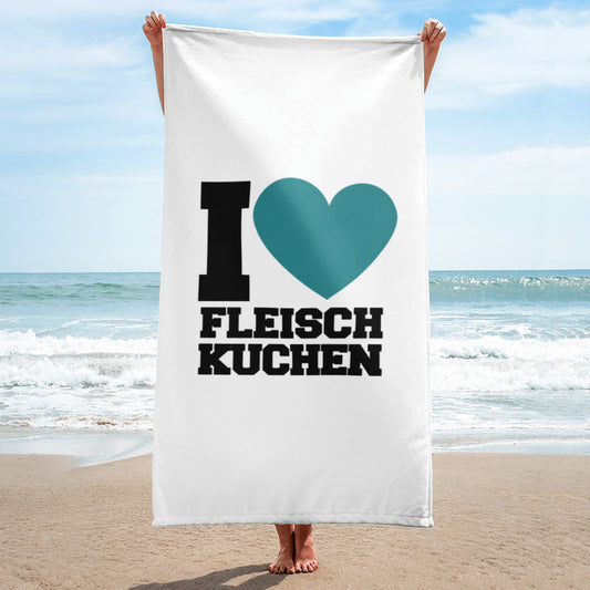 Handtuch - I Love Fleischkuchen