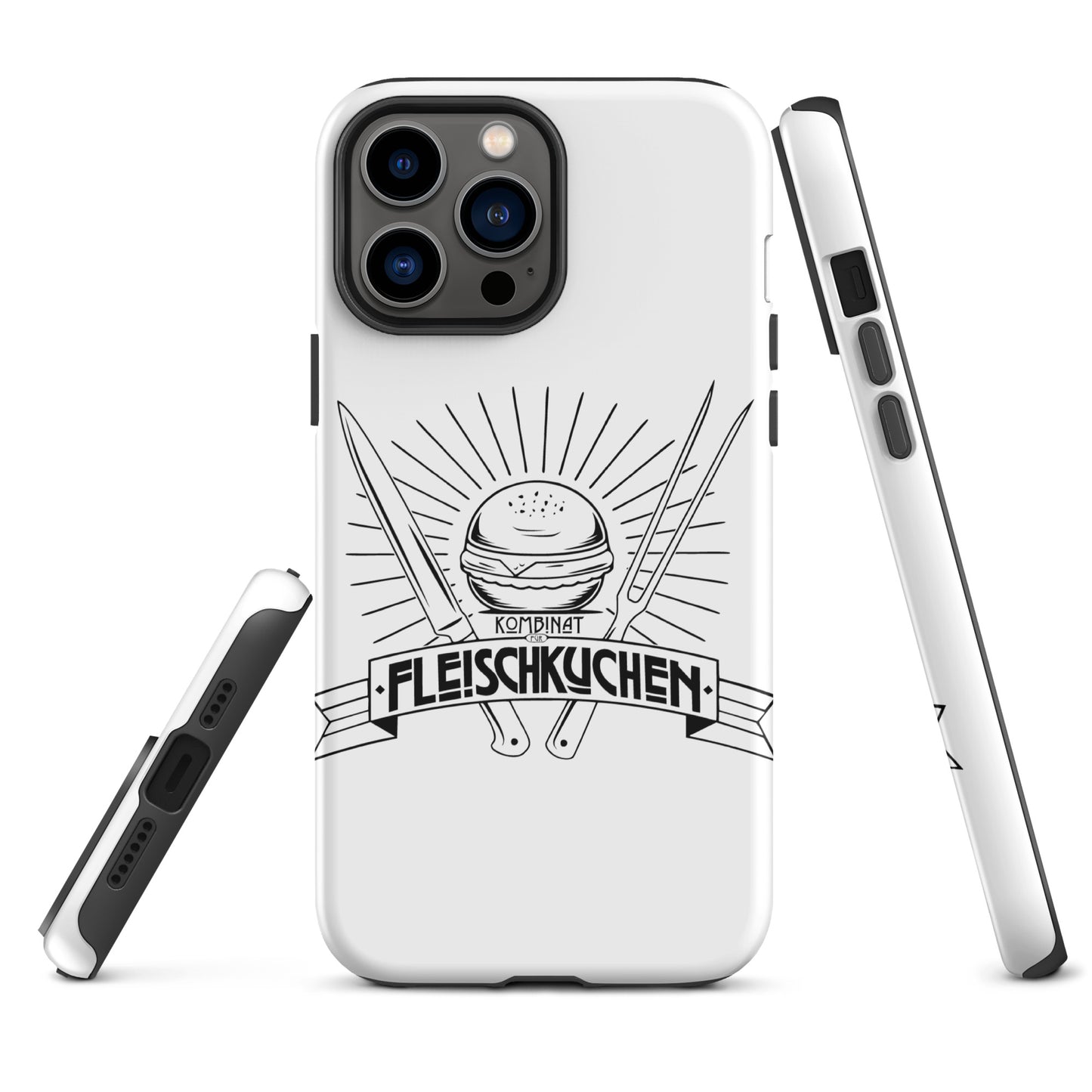 Hardcase iPhone Handyhülle - Kombinat für Fleischkuchen