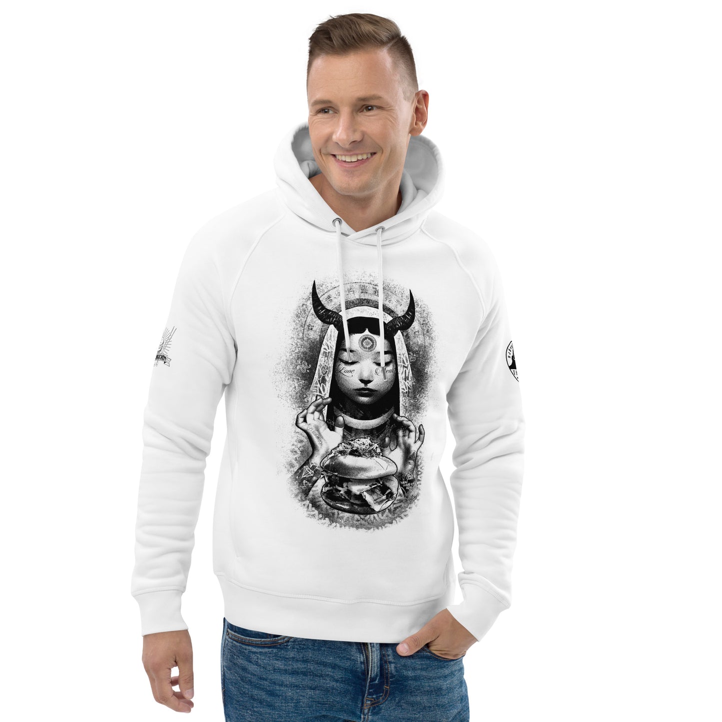 Unisex Kapuzenpullover - Love Meat