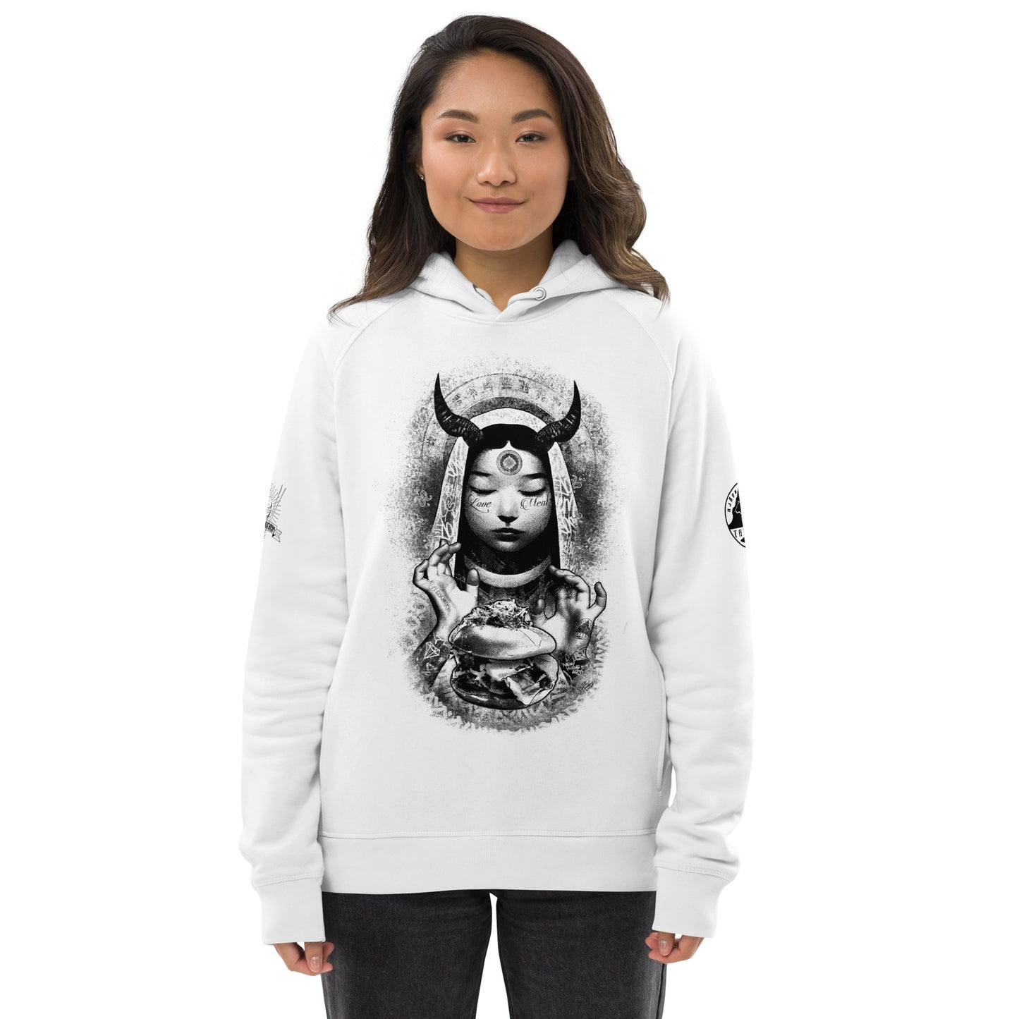 Unisex Kapuzenpullover - Love Meat