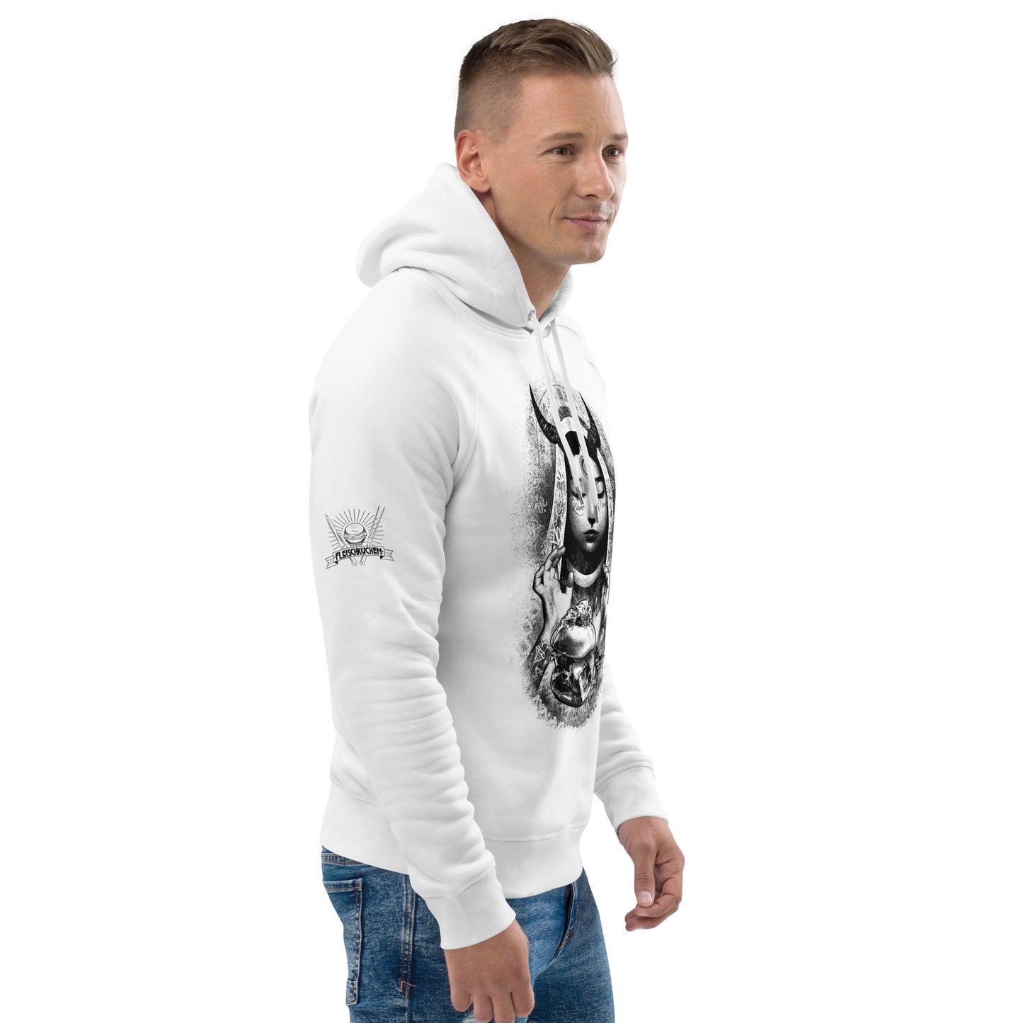 Unisex Kapuzenpullover - Love Meat