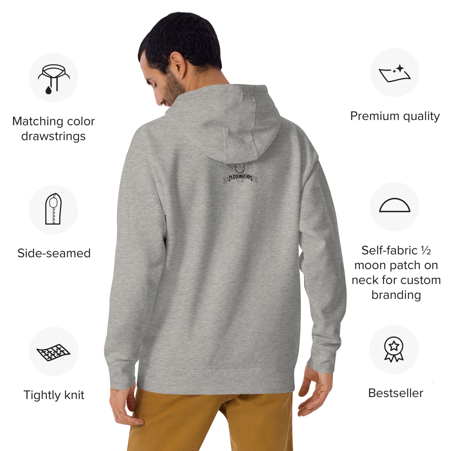 Unisex-Kapuzenpullover - Fleischwolf