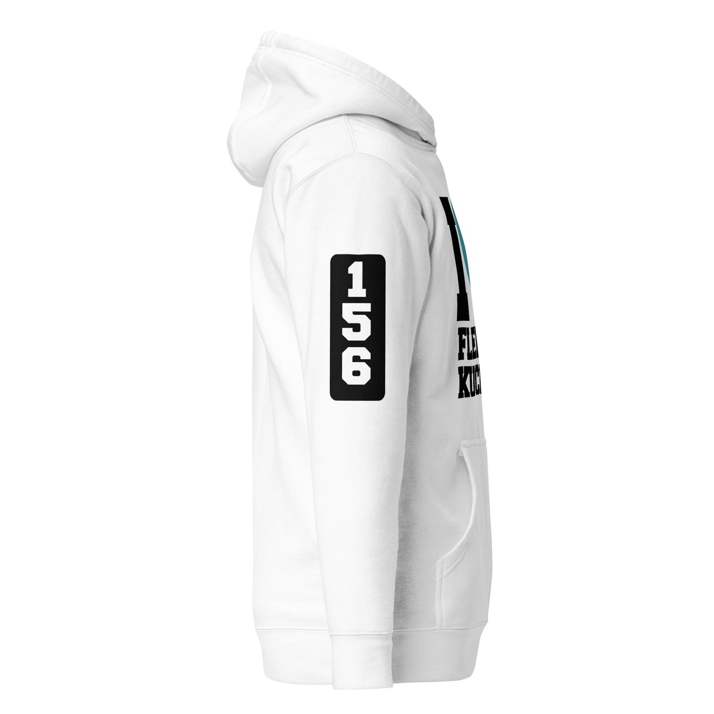 Unisex-Kapuzenpullover - I Love Fleischkuchen mit Kombinat Logo