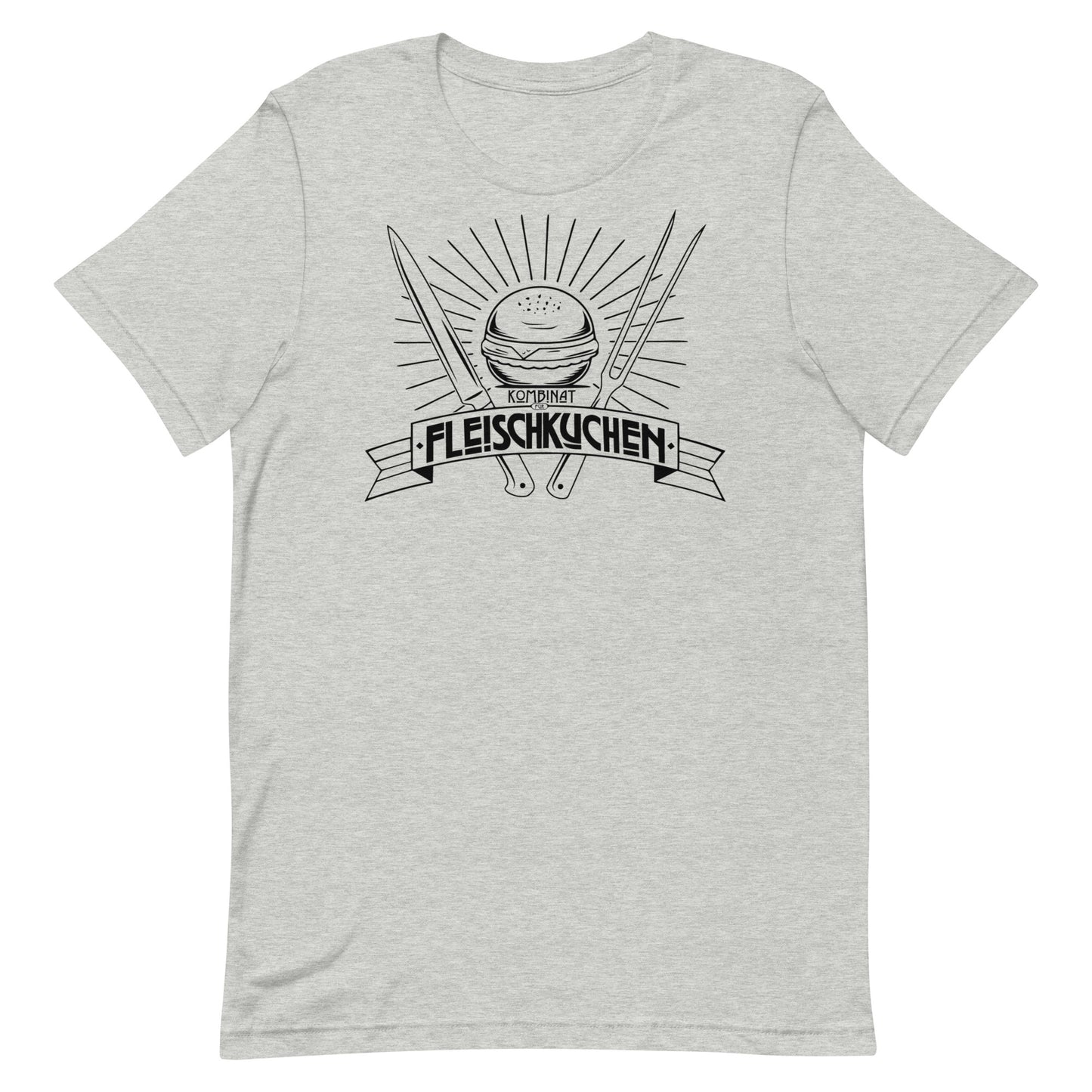 Kurzärmeliges T-Shirt für Herren - Kombinat Fleischkuchen Original