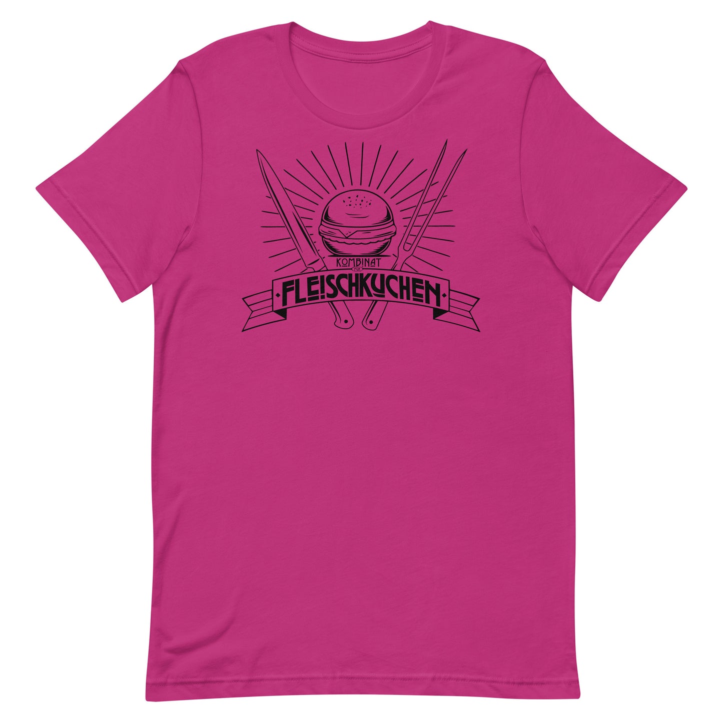 Kurzärmeliges T-Shirt für Herren - Kombinat Fleischkuchen Original