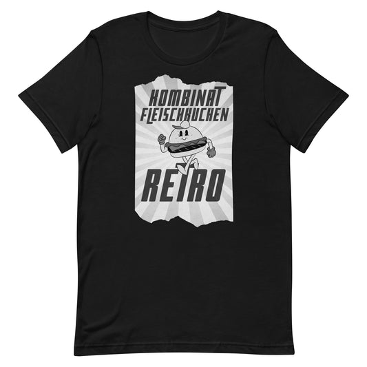 Kurzärmeliges T-Shirt für Herren - Retro Fleischkuchen