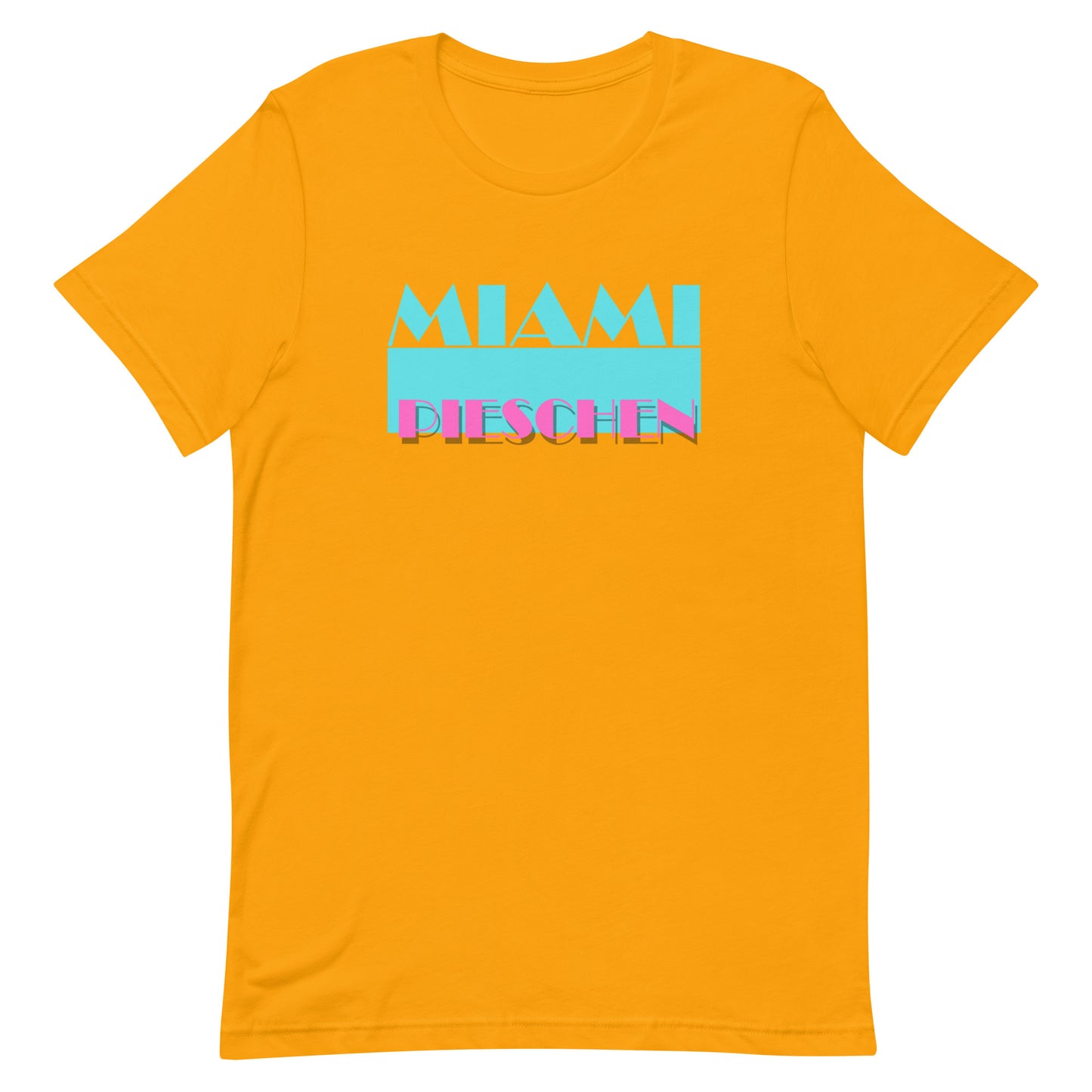 Kurzärmeliges T-Shirt für Herren - Miami Pieschen Retro