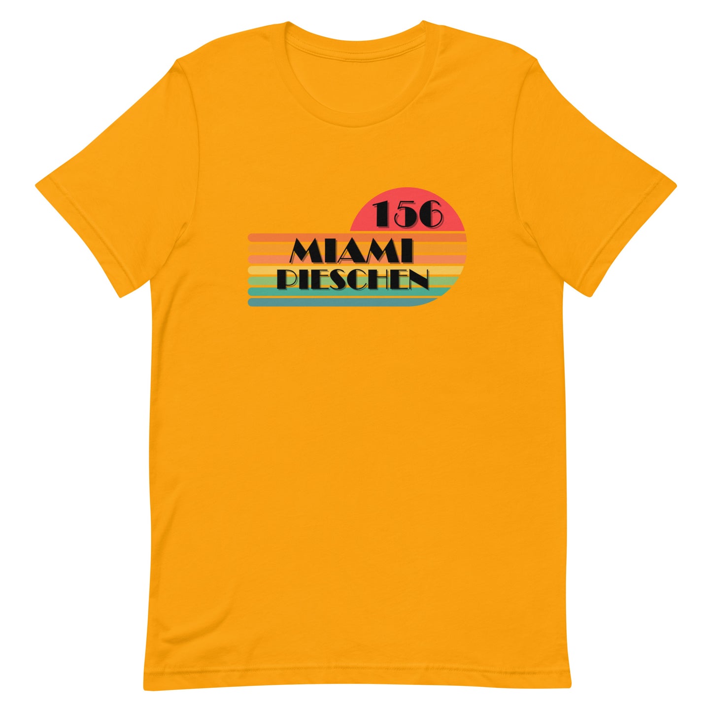 Kurzärmeliges T-Shirt für Herren - Miami Pieschen 156