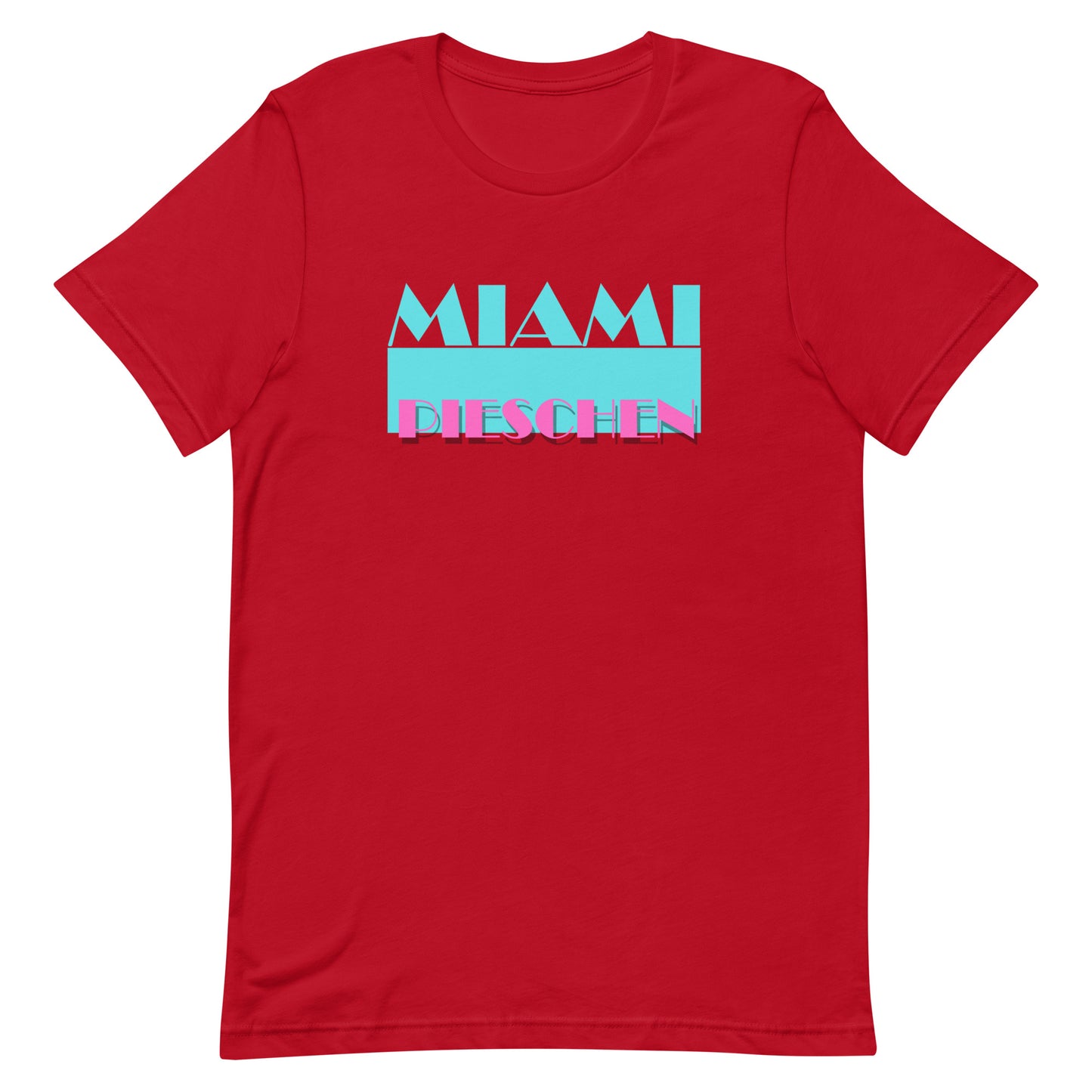 Kurzärmeliges T-Shirt für Herren - Miami Pieschen Retro