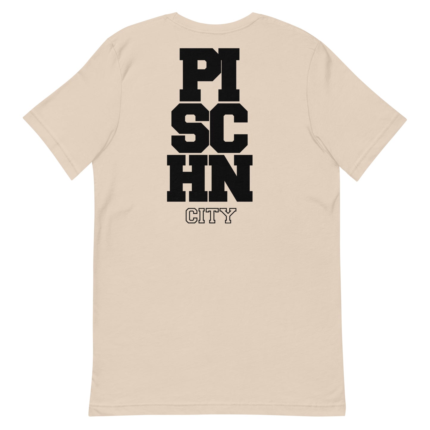 Kurzärmeliges T-Shirt für Herren - Miami Pieschen City mit Brust Logo