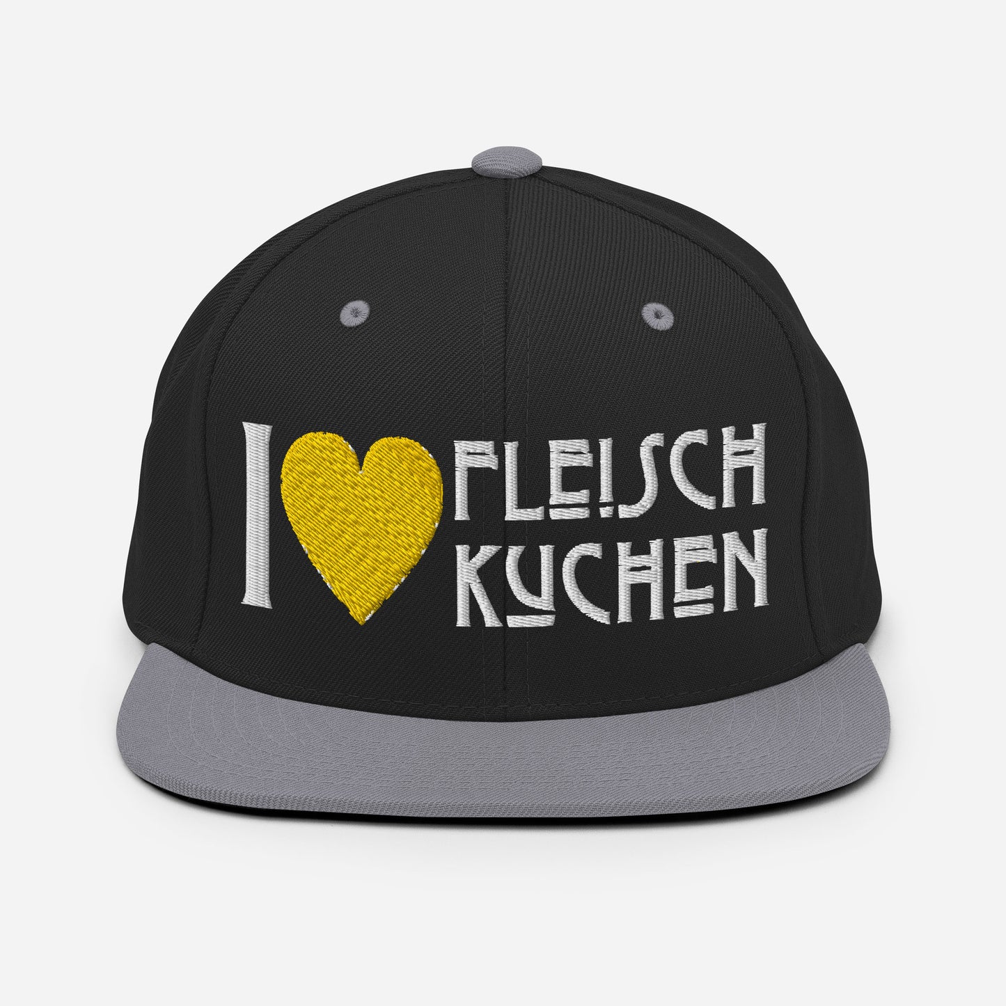 Snapback-Cap - I Love Fleischkuchen