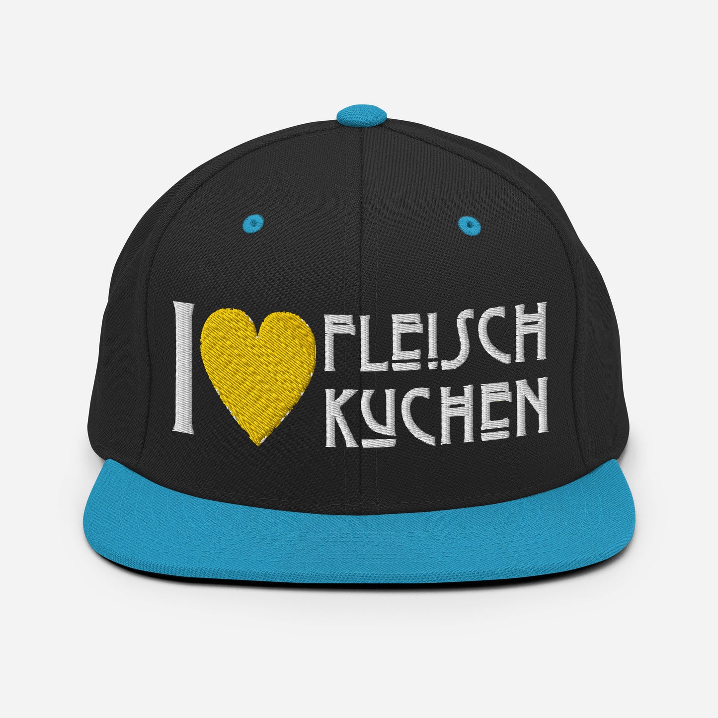 Snapback-Cap - I Love Fleischkuchen