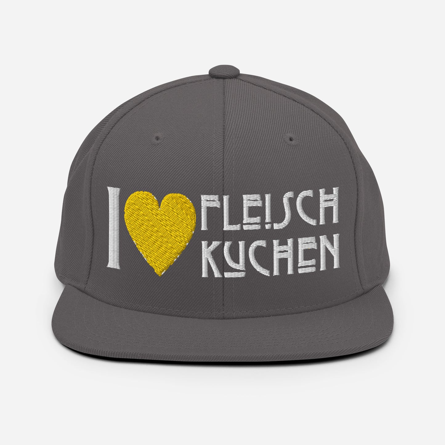 Snapback-Cap - I Love Fleischkuchen