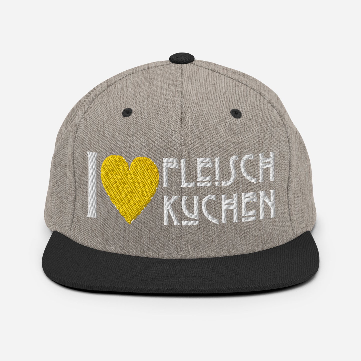 Snapback-Cap - I Love Fleischkuchen