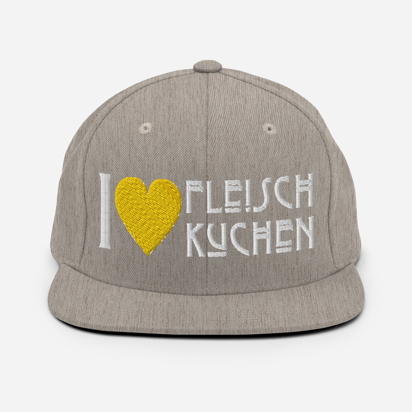 Snapback-Cap - I Love Fleischkuchen