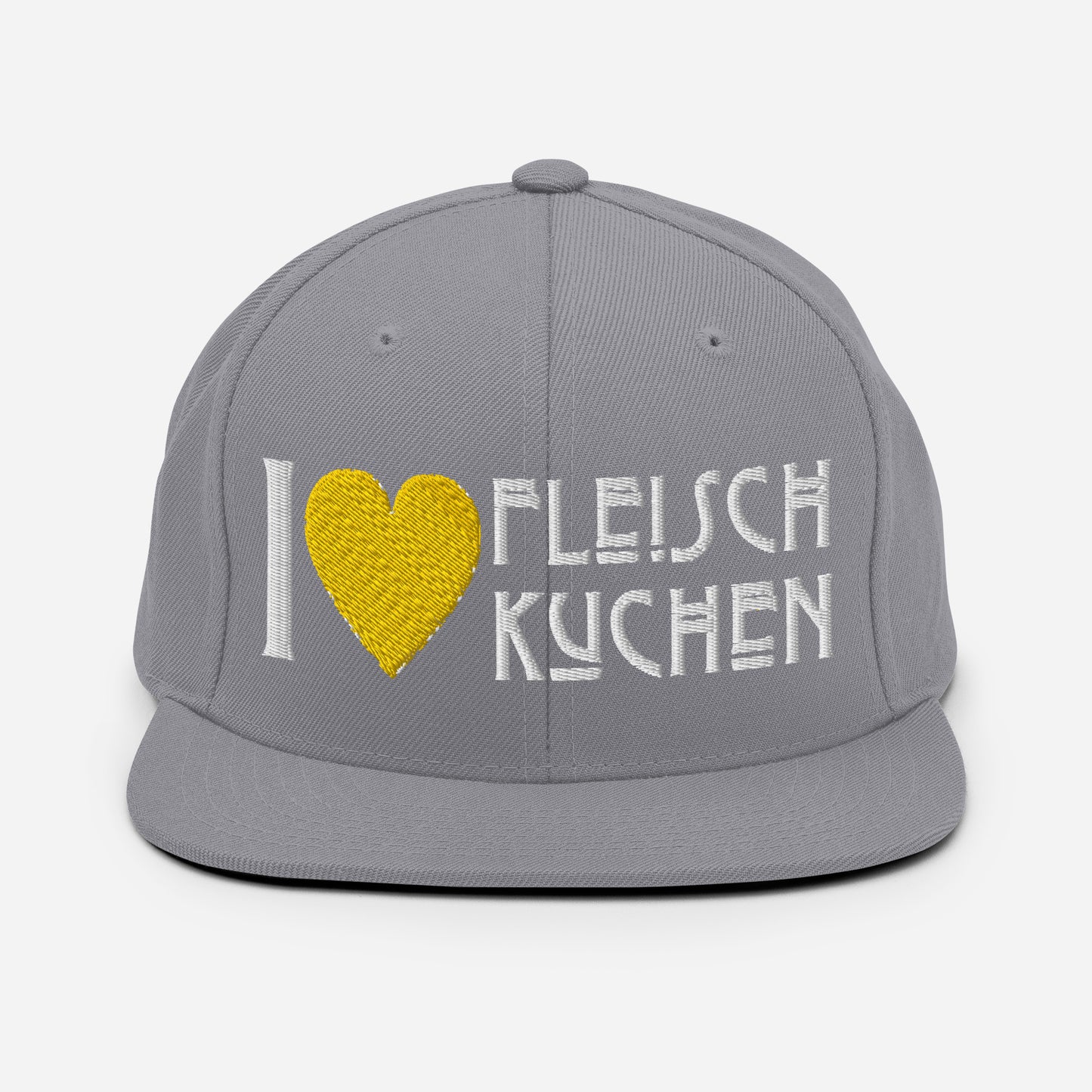 Snapback-Cap - I Love Fleischkuchen