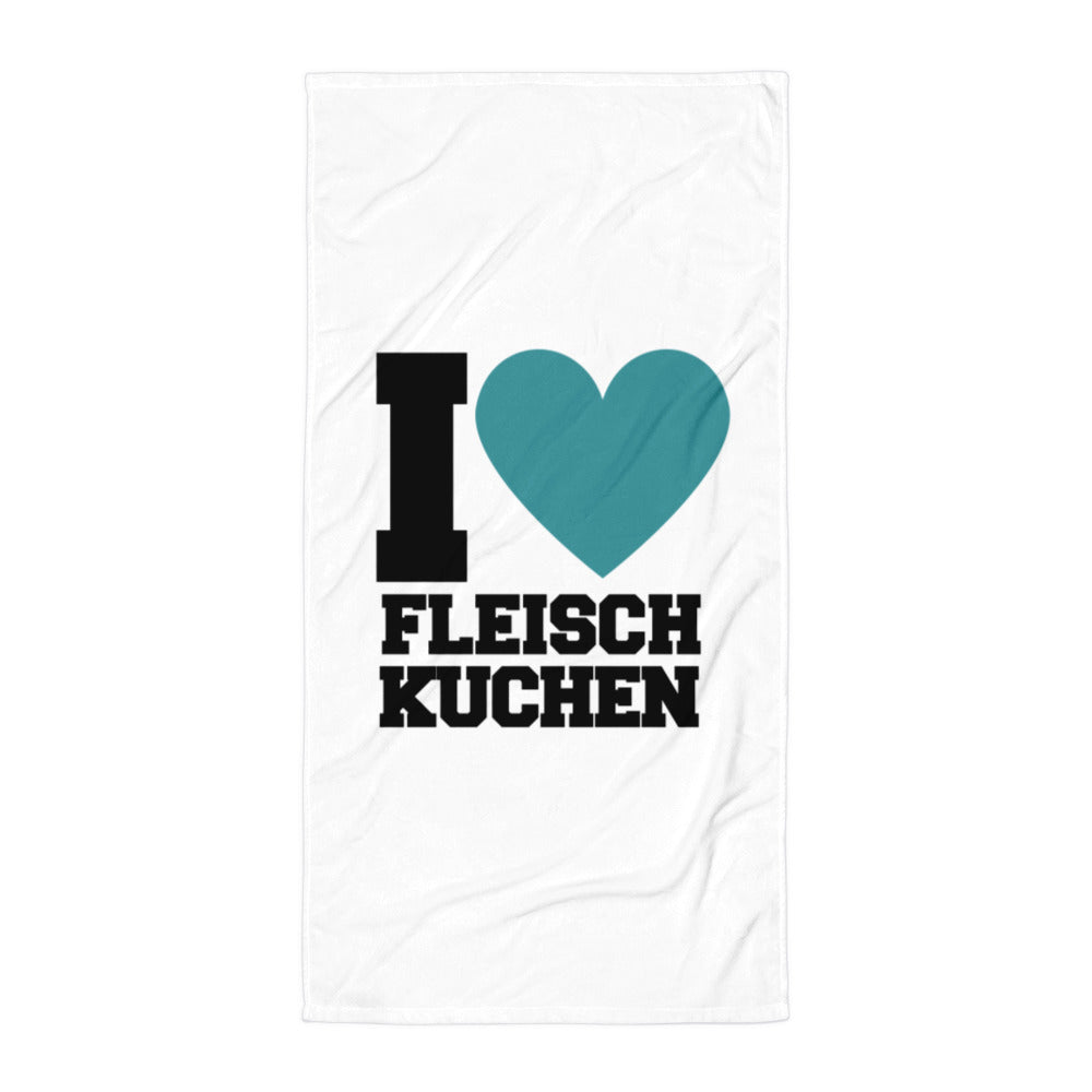 Handtuch - I Love Fleischkuchen