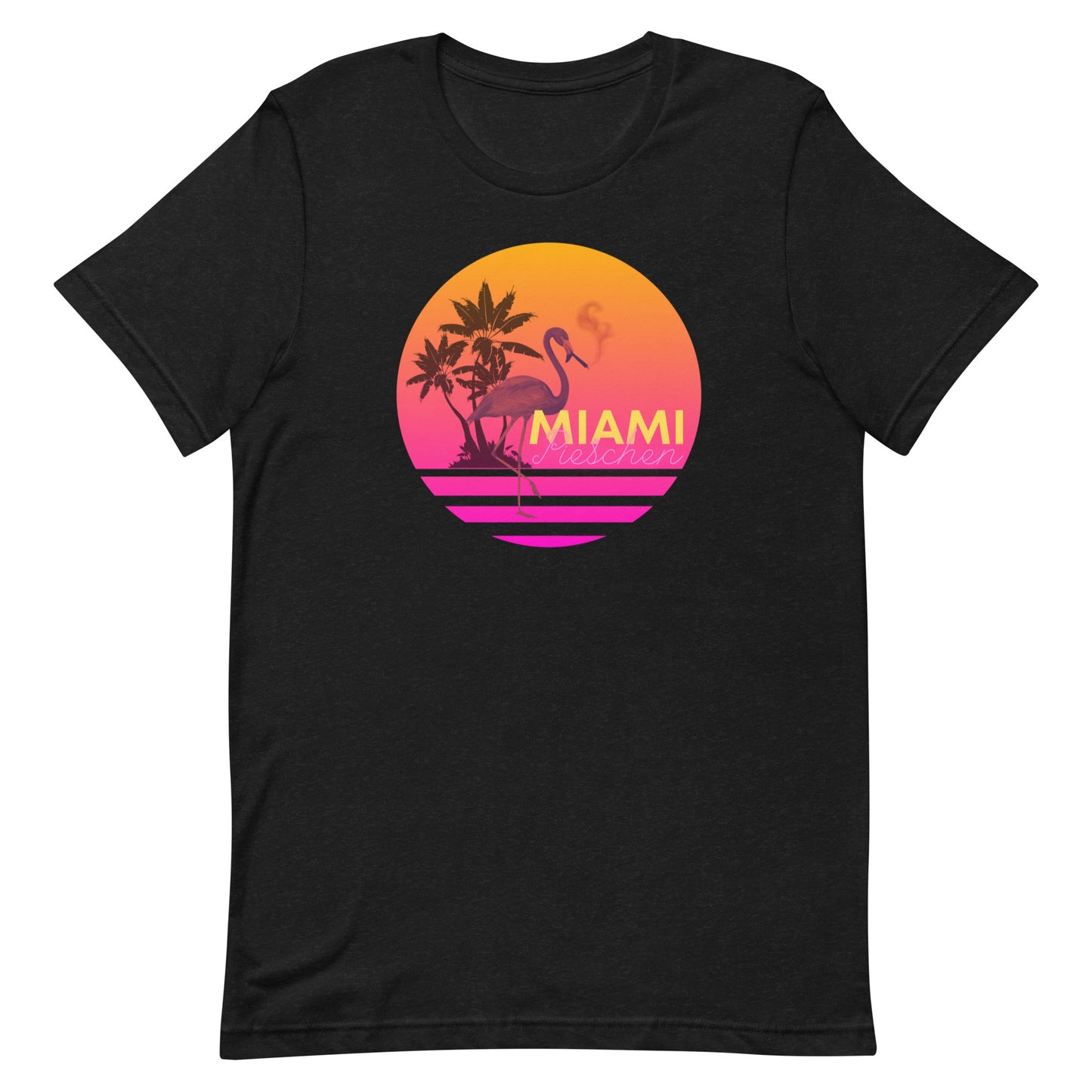 Kurzärmeliges T-Shirt für Herren - Miami Pieschen vs Pink Flamingo