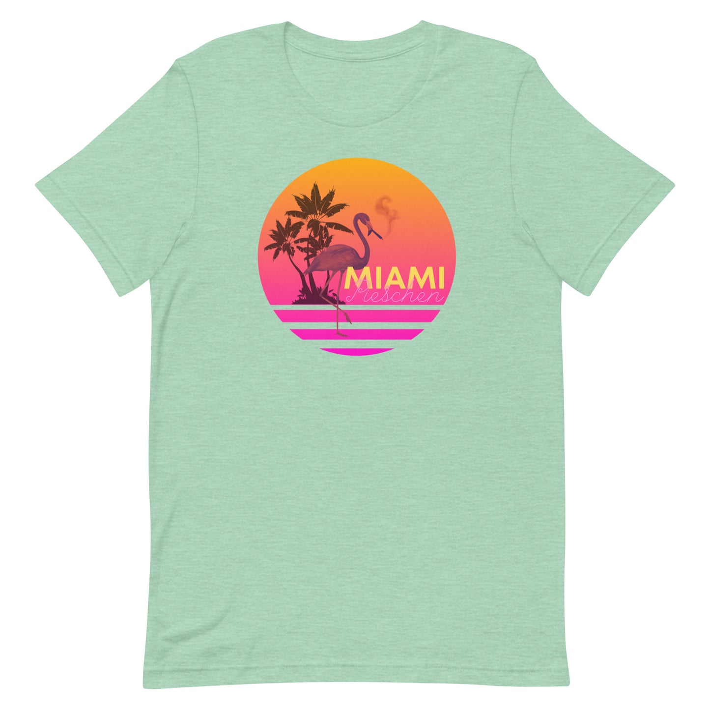 Kurzärmeliges T-Shirt für Herren - Miami Pieschen vs Pink Flamingo